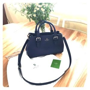 Kate Spade Blue Shoulder Bag w/ dust bag and card